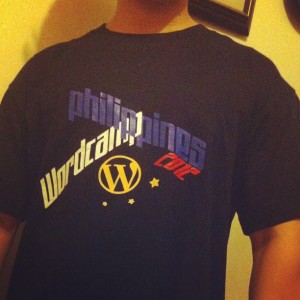 WordCamp Philippines 2012 T-shirt