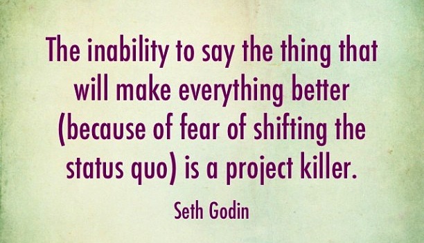 inability to speak up is a project killer